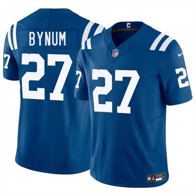 Men & Women & Youth Indianapolis Colts #27 Cam Bynuml Blue 2025 F.U.S.E. Vapor Limited Stitched Jersey->indianapolis colts->NFL Jersey